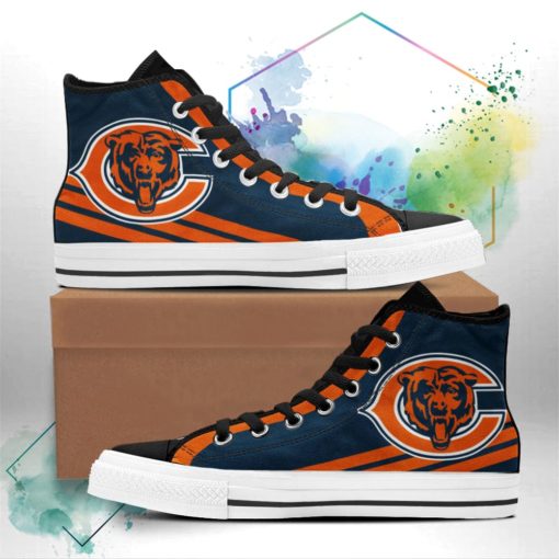 Chicago Bears Casual Canvas Shoes