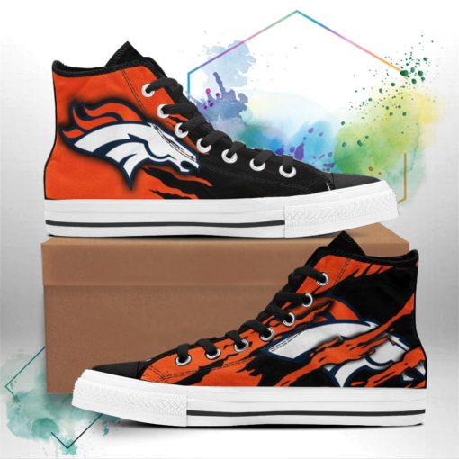 Denver Broncos Shoes Casual Canvas Shoes