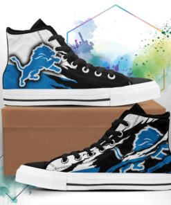 Detroit Lions Shoes Casual Canvas Shoes