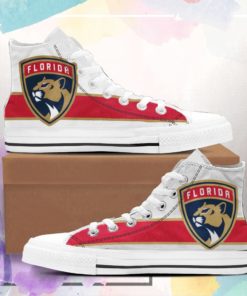 Florida Panthers Canvas High Top Shoes Casual Canvas Shoes
