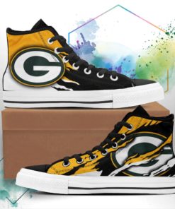 Green Bay Packers Shoes Casual Canvas Shoes