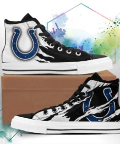 Indianapolis Colts Shoes Casual Canvas Shoes