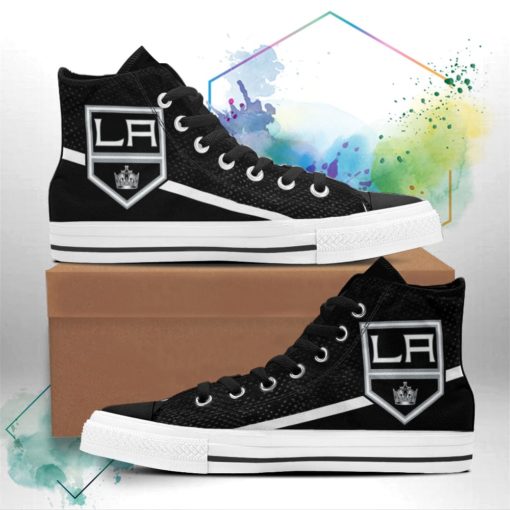 Los Angeles Kings Canvas High Top Shoes Casual Canvas Shoes