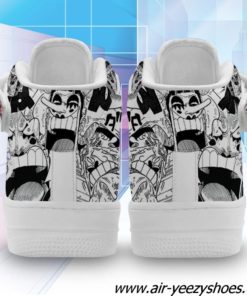 2 Bon Clay Sneakers Air Mid Custom One Piece Anime Shoes