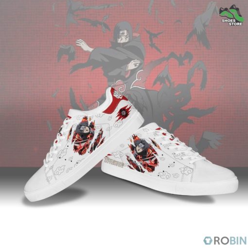 Akatsuki Sneakers Custom Naruto Anime Skateboard Shoes