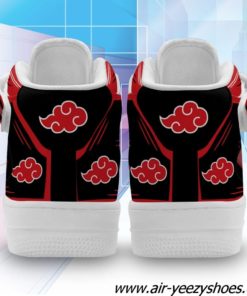 Akatsuki Team Sneakers Air Mid Custom Anime Shoes