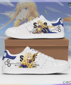Alice Zuberg Sneakers Custom Sword Art Online Anime Skateboard Shoes