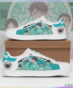 Aoba Johsai Skateboard Shoes Custom Haikyuu Anime Sneakers