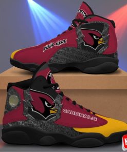 Arizona Cardinals Air Jordan 13 Sneakers Custom Name