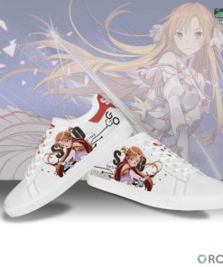 Asuna Yuuki Sneakers Custom Sword Art Online Anime Skateboard Shoes