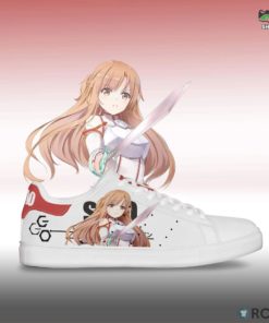 Asuna Yuuki Sneakers Custom Sword Art Online Anime Skateboard Shoes