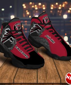 Atlanta Falcons Air Jordan 13 Sneakers Custom Name