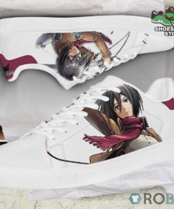 Attack on Titan Shoes Mikasa Ackerman Anime Stan Smith Sneakers