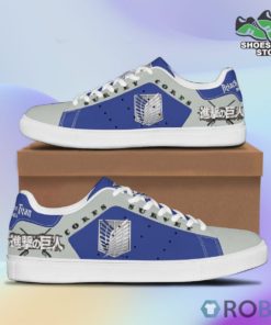 Attack On Titan Shoes Survey Corps Custom Anime Stan Smith Sneakers
