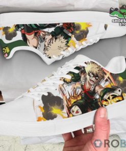 Bakugou Sneakers Custom My Hero Academia Anime Skate Shoes