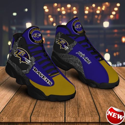 Baltimore Ravens Air Jordan 13 Sneakers