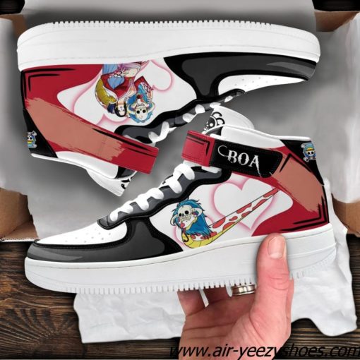 Boa Hancock Sneakers Air Mid One Piece Anime Shoes