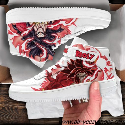 Broly Super Saiyan 4 Sneakers Air Mid Custom Dragon Ball Anime Shoes