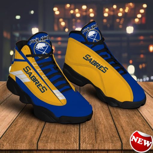 Buffalo Sabres Custom Name Air Jordan 13 Sneakers
