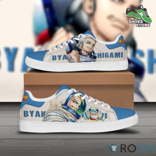 Byakuya Ishigami Stan Smith Sneakers Custom Dr. Stone Casual Shoes