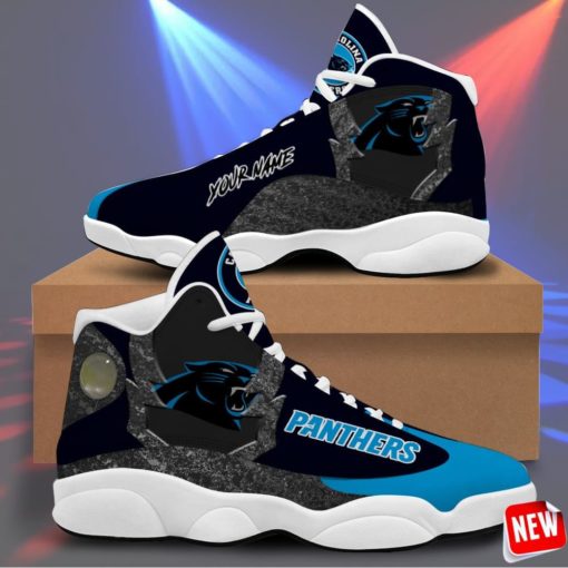 Carolina Panthers Air Jordan 13 Sneakers Custom Name