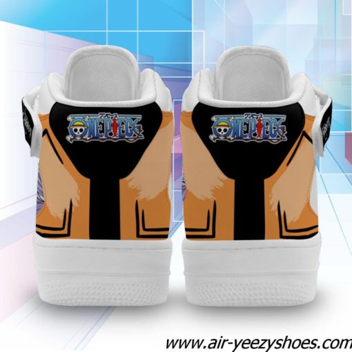Carrot Sneakers Air Mid Custom One Piece Anime Shoes
