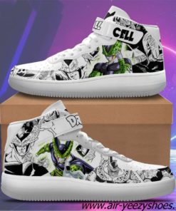 Cell Sneakers Air Mid Custom Dragon Ball Anime Shoes