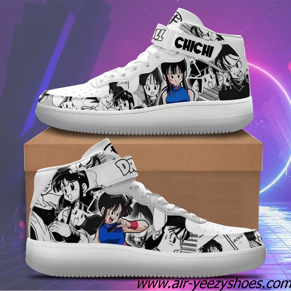 Chi Chi Sneakers Air Mid Custom Dragon Ball Anime Shoes