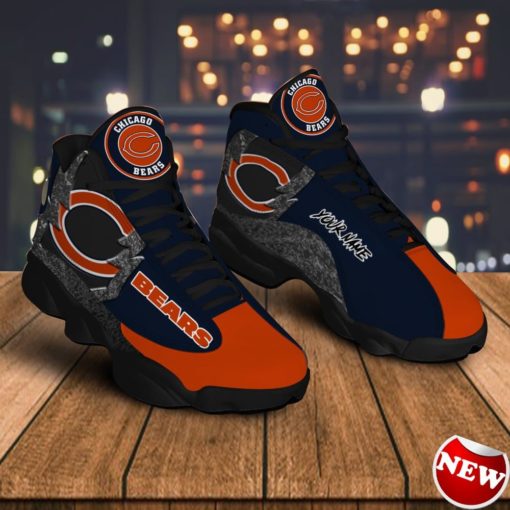 Chicago Bears Air Jordan 13 Sneakers – Casual Shoes