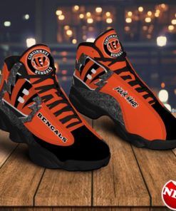Cincinnati Bengals Air Jordan 13 Sneakers Custom Name
