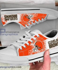 Cleveland Browns Canvas Canvas Sneaker Low Top