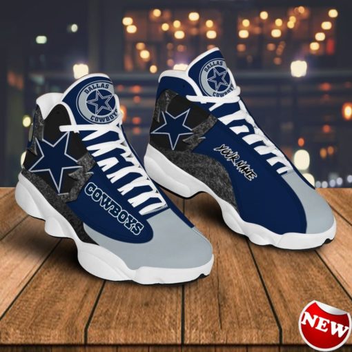 Dallas Cowboys Air Jordan 13 Sneakers – Casual Shoes