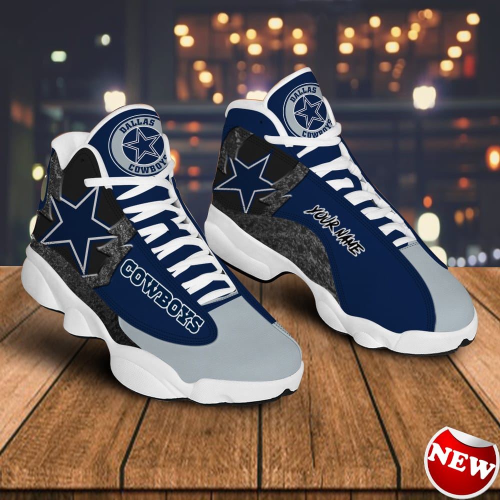 Dallas Cowboys Air Jordan 13 Sneakers - Casual Shoes