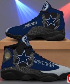 Dallas Cowboys Air Jordan 13 Sneakers – Casual Shoes