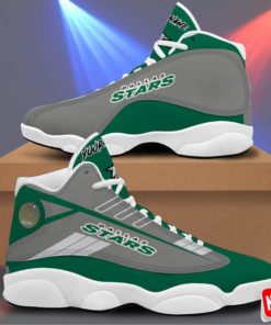 Dallas Stars Custom Name Air Jordan 13 Sneakers