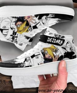 Deidara Sneakers Air Mid Custom Akatsuki Anime Shoes