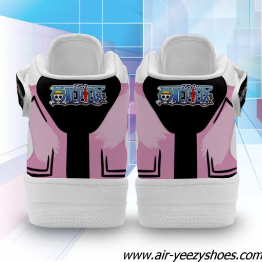 Donquixote Rosinante Sneakers Air Mid Custom One Piece Anime Shoes