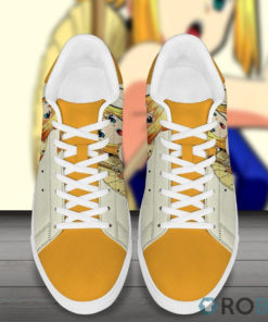 Dr.Stone Kohaku Skate Casual Sneakers Custom Dr. Stone Anime Shoes