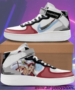 Edward Newgate Sneakers Air Mid Custom One Piece Anime Shoes