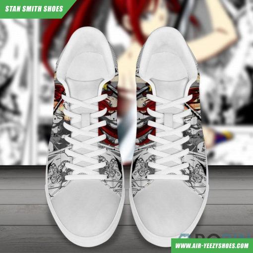 Erza Scarlet Skate Casual Sneakers Custom Fairy Tail Anime Shoes