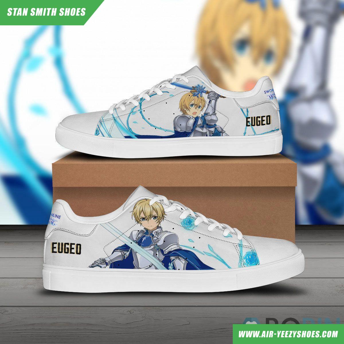 Eugeo Skate Casual Sneakers Sword Art Online Custom Anime Shoes