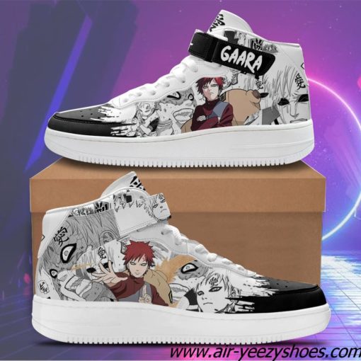 Gaara Sneakers Air Mid Custom Anime Shoes