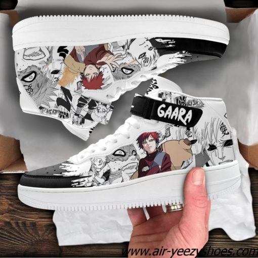 Gaara Sneakers Air Mid Custom Anime Shoes