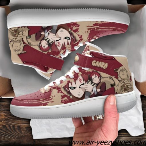 Gaara Sneakers Air Mid Custom NRT Anime Shoes