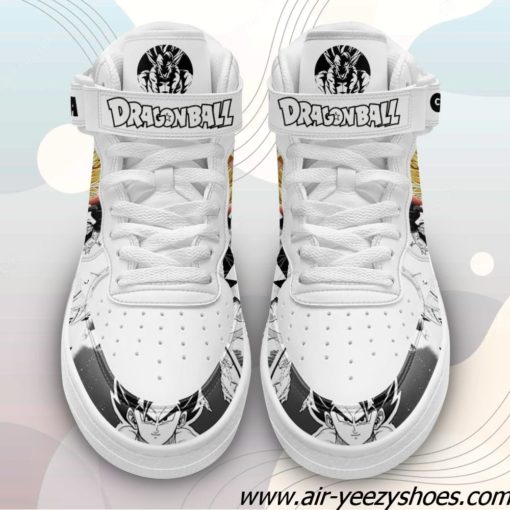 Gogeta Sneakers Air Mid Custom Dragon Ball Anime Shoes