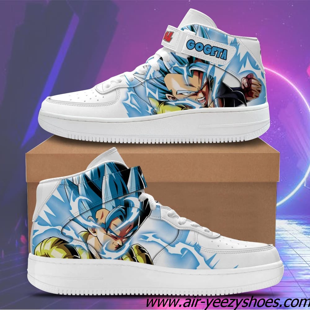 Gogeta Sneakers Air Mid Dragon Ball Anime Shoes