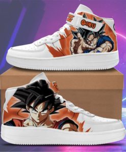 Goku Sneakers Air Force 1 Mid Dragon Ball Anime Shoes