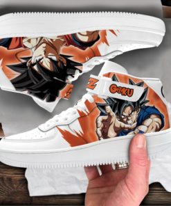 Goku Sneakers Air Force 1 Mid Dragon Ball Anime Shoes