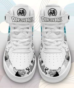 Goku Super Saiyan Blue Sneakers Air Force 1 Mid Dragon Ball Shoes