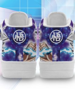 Goku Ultra Instinct Sneakers Air Force 1 Mid Custom Dragon Ball Anime Shoes